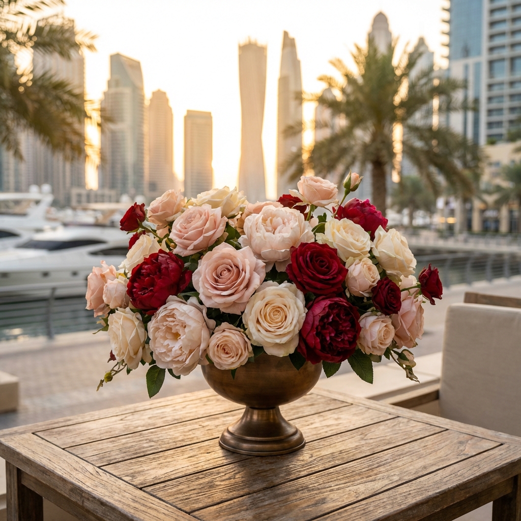 Luxury Flower Delivery Dubai Marina Walk